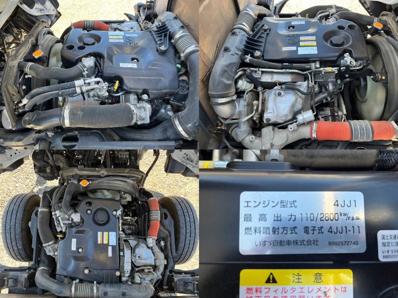 0370]H29年式 いすゞ エルフ 平ボデー 小型(2t・3t) 2トン積載 10尺 木床 4ナンバー 5トン限定免許運転可能 フロアAT  型式:TRG-NJR85A 集中ドアロック 電格ミラー ETC カーナビ キーレス 荷床張り替え ボデー塗装 | 中古トラック販売 コンフロント